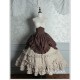 Alice Girl Duke of Victoria Corset Overskirt and Striped Skirt(1st Pre-Order/2 Colours/Full Payment Without Shipping)